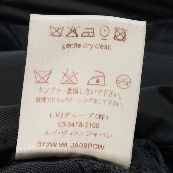 Louis Vuitton Black Belted Patch Goose-Feather-Fill Puffer Jacket - Picture 13 of 14